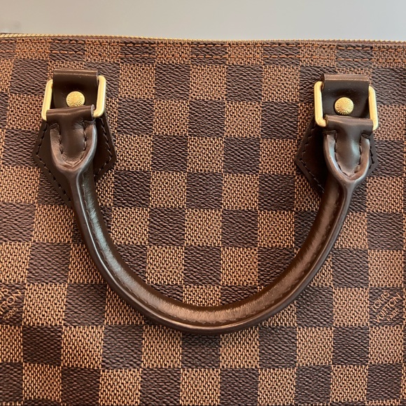 LOUIS VUITTON DAMIER EBENE SPEEDY 35 - Picture 3 of 16